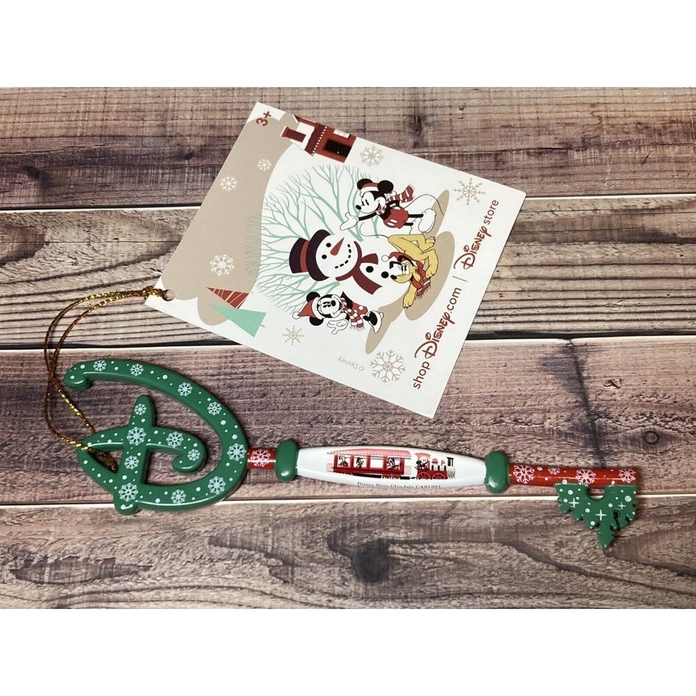 Disney Store Holiday Key CHRISTMAS 2019 - Limited Edition Mickey & Friends Train